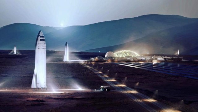 Проект марсианской колонии Илона Маска. SpaceX