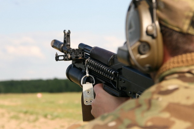 Стрельба из ГП-25 . Фото автора